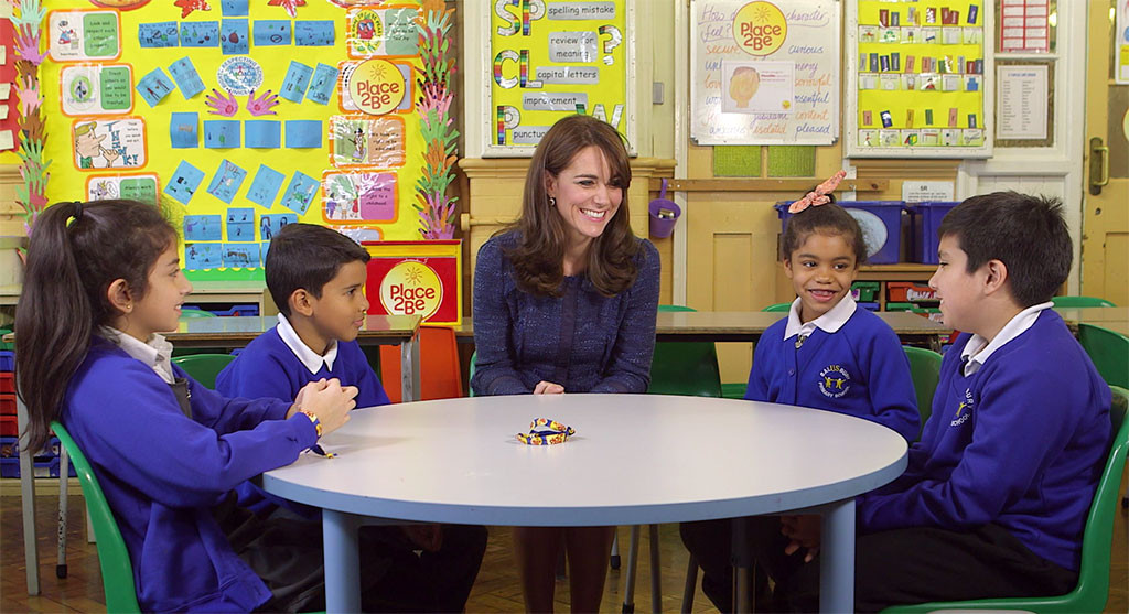 Kate Middleton, Kids, Place2Be Childrens Mental Health Week 2016 Video Kate Middleton, Kids, Place2Be Childrens Mental Health Week 2016 Video